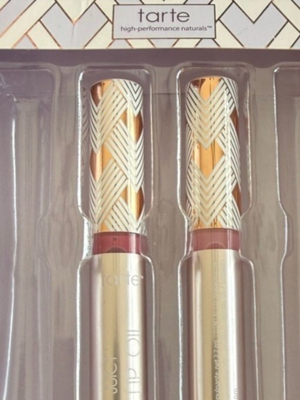 NEW Tarte Maracuja Juicy Plumping Lip Oil mixed berries & petal (set of 2) NWT